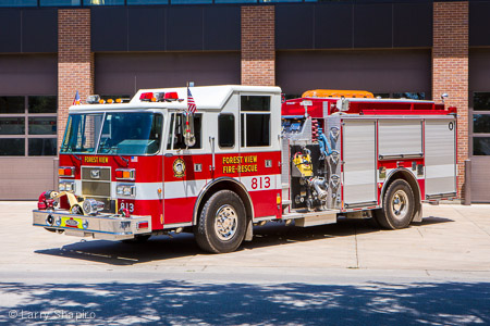 Forest View Fire Department apparatus Larry Shapiro photographer shapirophotography.net